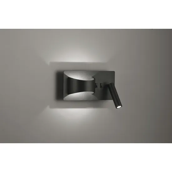 Viokef Jake fekete LED falikar (VIO-4243300) LED 2 izzós IP20 Viokef Jake fekete LED falikar (VIO-4243300) LED 2 izzós IP20