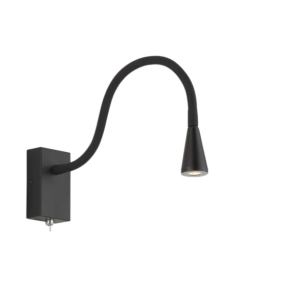 Viokef Koko fekete LED falikar (VIO-4157500) LED 1 izzós IP20 Viokef Koko fekete LED falikar (VIO-4157500) LED 1 izzós IP20