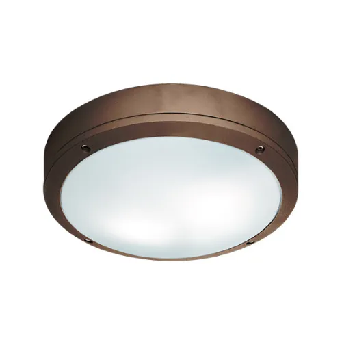 Viokef Leros R barna kültéri mennyezeti lámpa (VIO-4049203) E27 2 izzós IP54