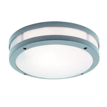 Viokef Chios szürke kültéri mennyezeti lámpa (VIO-4081700) E27 2 izzós IP44