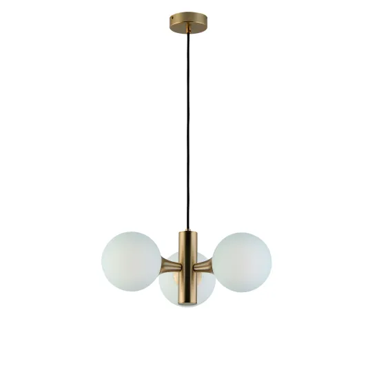 Viokef Globe arany függesztett lámpa (VIO-3094300) E14 3 izzós IP20