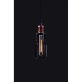 Nowodvorski WORKSHOP fekete függesztett lámpa (TL-6337) E27 1 izzós IP20