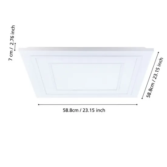 Eglo Albarca fehér LED mennyezeti lámpa (EG-900961) LED 1 izzós IP20