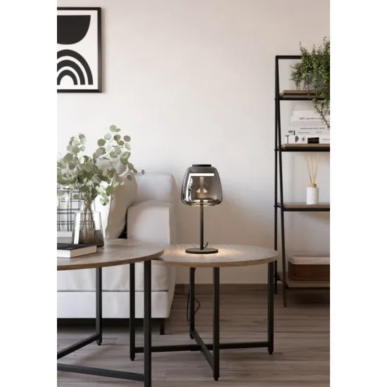 Eglo Alfero-Z fekete LED asztali lámpa (EG-901195) LED 1 izzós IP20