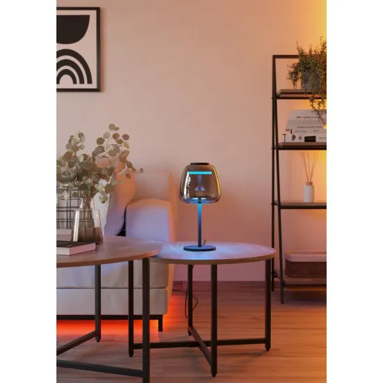 Eglo Alfero-Z fekete LED asztali lámpa (EG-901195) LED 1 izzós IP20