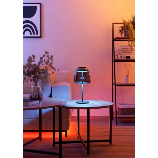 Eglo Alfero-Z fekete LED asztali lámpa (EG-901195) LED 1 izzós IP20