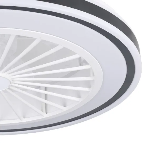 Eglo Almeria fehér-fekete LED mennyezeti ventilátoros lámpa (EG-35182) LED 1 izzós IP20