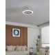 Eglo Almeria fehér-fekete LED mennyezeti ventilátoros lámpa (EG-35182) LED 1 izzós IP20