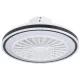 Eglo Almeria fehér-fekete LED mennyezeti ventilátoros lámpa (EG-35182) LED 1 izzós IP20
