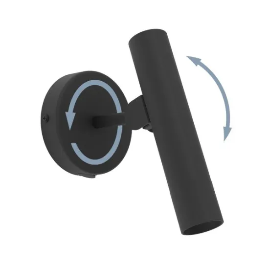 Eglo Almudaina fekete LED falikar (EG-900907) LED 1 izzós IP20