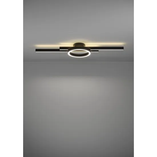 Eglo Amandolo fekete LED mennyezeti lámpa (EG-900953) LED 1 izzós IP20