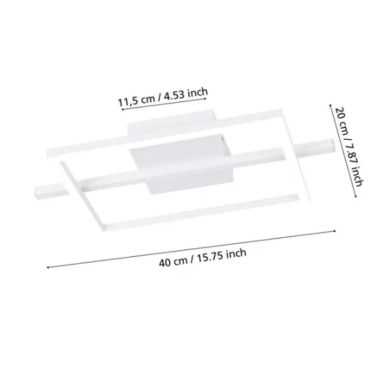 Eglo Amandolo fehér LED mennyezeti lámpa (EG-901116) LED 1 izzós IP20