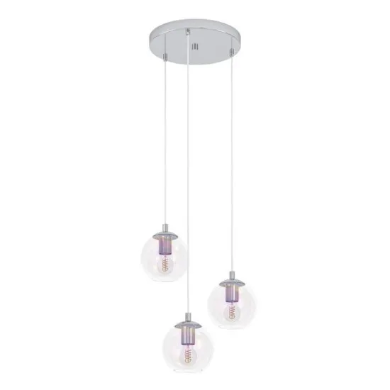 Eglo Ariscani 2 króm függesztett lámpa (EG-901921) E27 3 izzós IP20