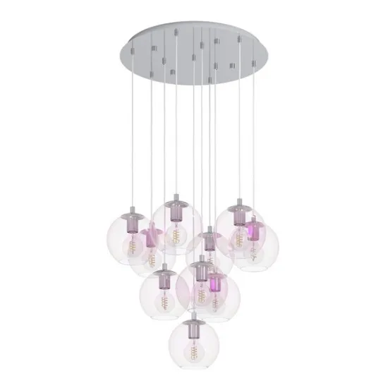 Eglo Ariscani 2 króm függesztett lámpa (EG-901922) E27 10 izzós IP20