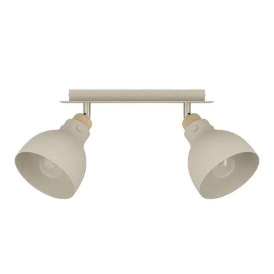 Eglo Arrecife natúr-homokszínű mennyezeti spotlámpa (EG-900712) E27 2 izzós IP20