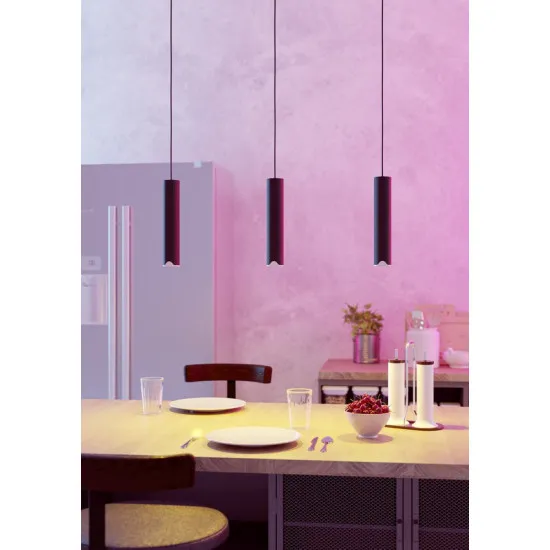 Eglo Balamorta-Z fekete LED függesztett lámpa (EG-901124) LED 3 izzós IP20