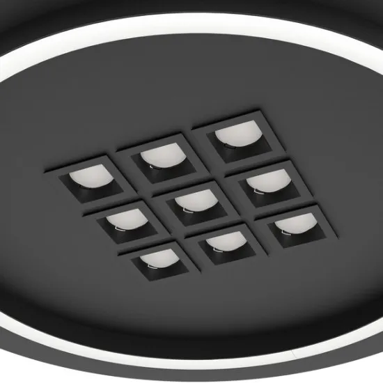 Eglo Balazote fekete LED mennyezeti lámpa (EG-901191) LED 10 izzós IP20