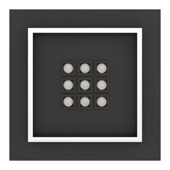 Eglo Balazote fekete LED mennyezeti lámpa (EG-901192) LED 10 izzós IP20