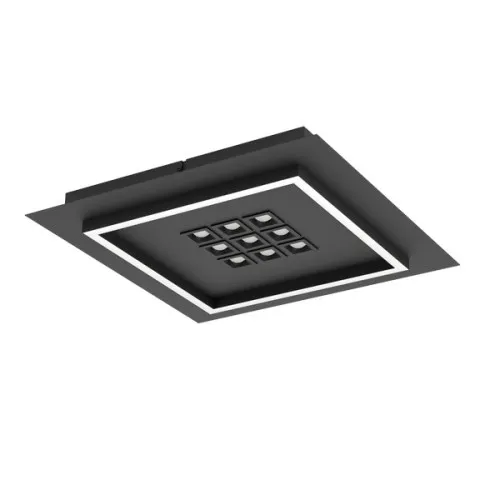 Eglo Balazote fekete LED mennyezeti lámpa (EG-901192) LED 10 izzós IP20