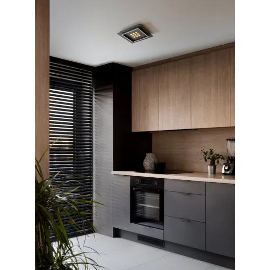 Eglo Balazote fekete LED mennyezeti lámpa (EG-901192) LED 10 izzós IP20