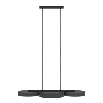 Eglo Barbano-Z fekete LED függesztett lámpa (EG-900854) LED 3 izzós IP20
