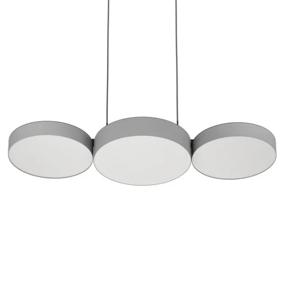 Eglo Barbano-Z szürke LED függesztett lámpa (EG-900856) LED 3 izzós IP20