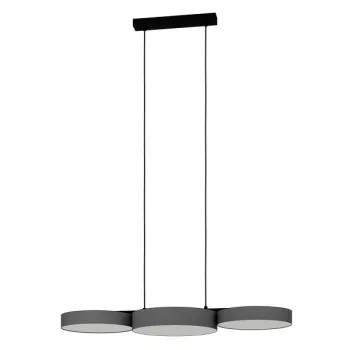 Eglo Barbano-Z szürke LED függesztett lámpa (EG-900856) LED 3 izzós IP20