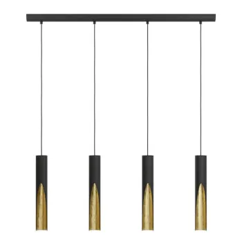 Eglo Barbotto fekete-arany függesztett lámpa (EG-900873) GU10 4 izzós IP20