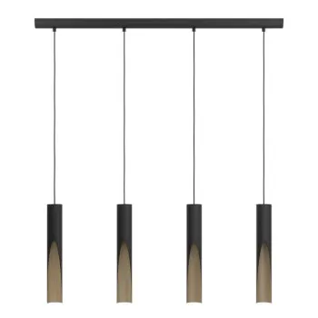 Eglo Barbotto fekete-barna függesztett lámpa (EG-901733) GU10 4 izzós IP20