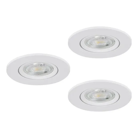 Eglo Barranco fehér LED mennyezetbe építhető lámpa (EG-902262) LED 3 izzós IP20