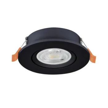 Eglo Barranco fekete LED mennyezetbe építhető lámpa szett (EG-902264) LED 1 izzós IP20