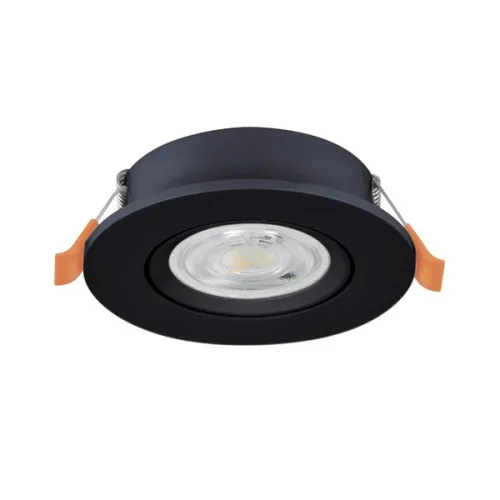 Eglo Barranco fekete LED mennyezetbe építhető lámpa szett (EG-902264) LED 1 izzós IP20