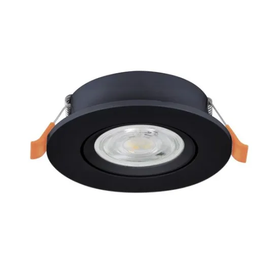 Eglo Barranco fekete LED mennyezetbe építhető lámpa szett (EG-902264) LED 1 izzós IP20