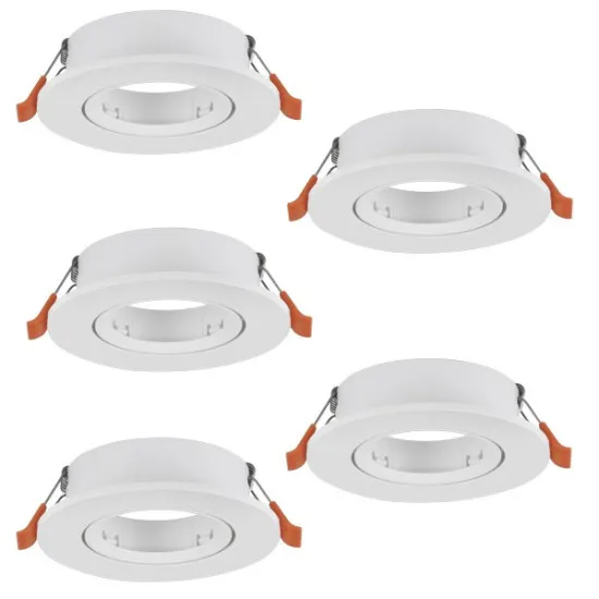 Eglo Barranco GU10 fehér beépíthető dekorációs keret szett (EG-902226) GU10 5 izzós IP20