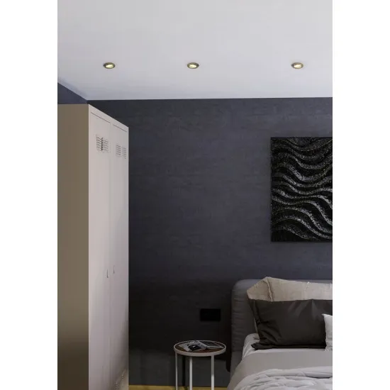 Eglo Barranco GU10 matt nikkel beépíthető dekorációs keret (EG-902231) GU10 1 izzós IP20