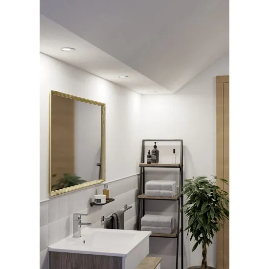 Eglo Barranco GU10 fehér fürdőszobai mennyezetbe építhető lámpa szett (EG-902235) GU10 3 izzós IP44