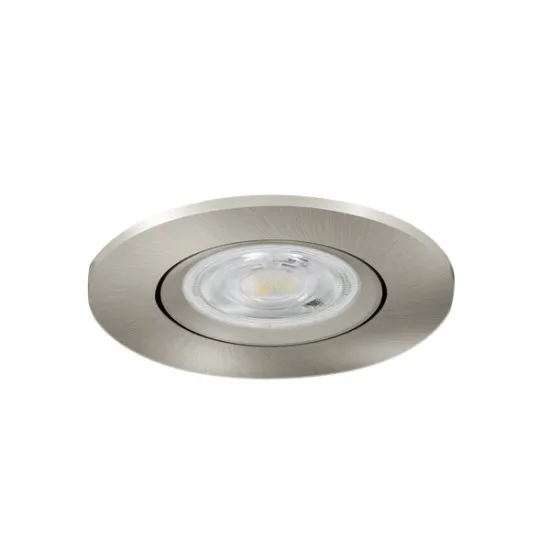 Eglo Barranco GU10 matt nikkel fürdőszobai mennyezetbe építhető lámpa (EG-902252) GU10 1 izzós IP44