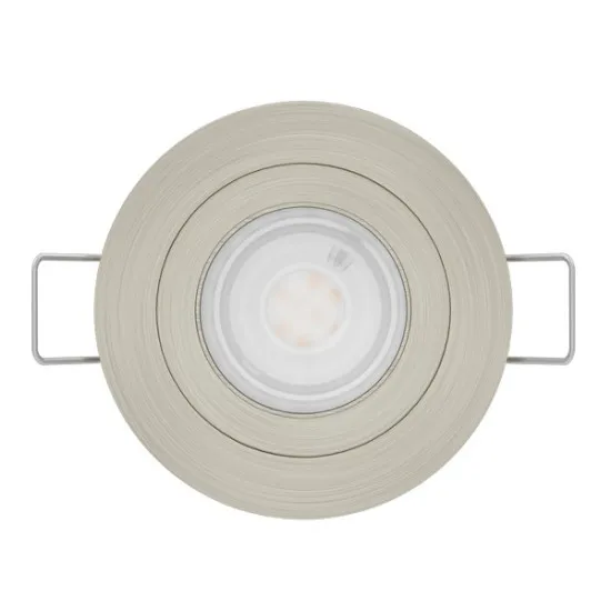 Eglo Barranco GU10 matt nikkel fürdőszobai mennyezetbe építhető lámpa (EG-902252) GU10 1 izzós IP44