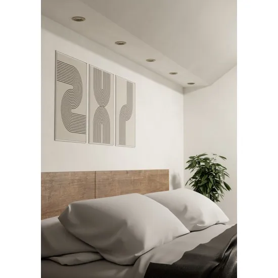 Eglo Barranco GU10 matt nikkel mennyezetbe építhető lámpa szett (EG-902259) GU10 3 izzós IP20