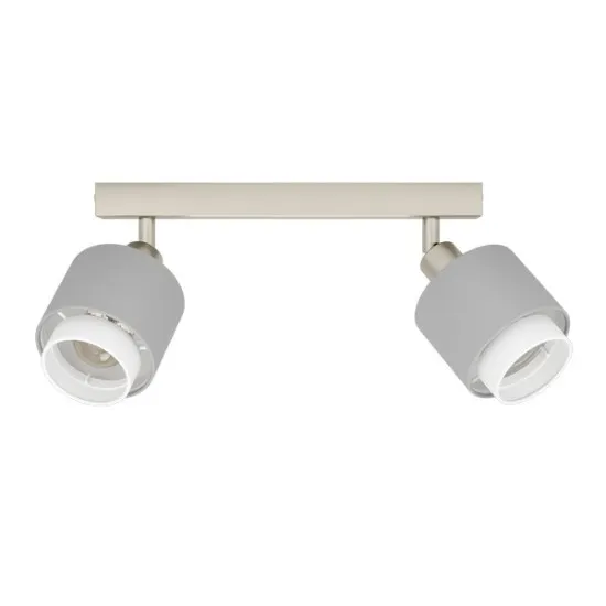 Eglo Bellizzi nikkel-szürke mennyezeti spotlámpa (EG-901046) E14 2 izzós IP20