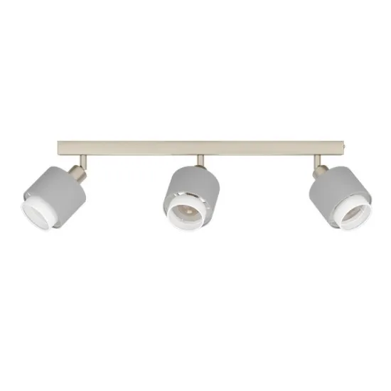 Eglo Bellizzi nikkel-szürke mennyezeti spotlámpa (EG-901047) E14 3 izzós IP20