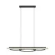 Eglo Boyal fekete-natúr LED függesztett lámpa (EG-901714) LED 3 izzós IP20