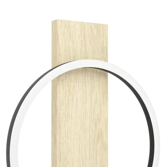 Eglo Boyal fekete-natúr LED fali lámpa (EG-901715) LED 1 izzós IP20