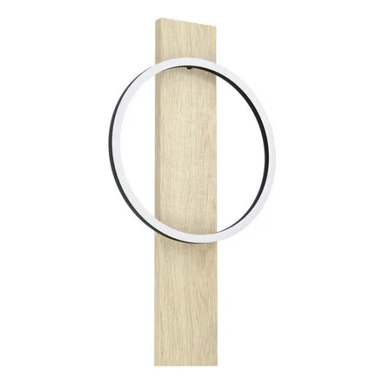 Eglo Boyal fekete-natúr LED fali lámpa (EG-901715) LED 1 izzós IP20