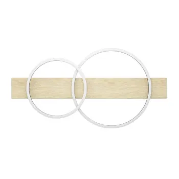 Eglo Boyal fekete-natúr LED mennyezeti lámpa (EG-901716) LED 2 izzós IP20