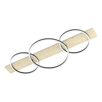 Eglo Boyal fekete-natúr LED mennyezeti lámpa (EG-901717) LED 3 izzós IP20