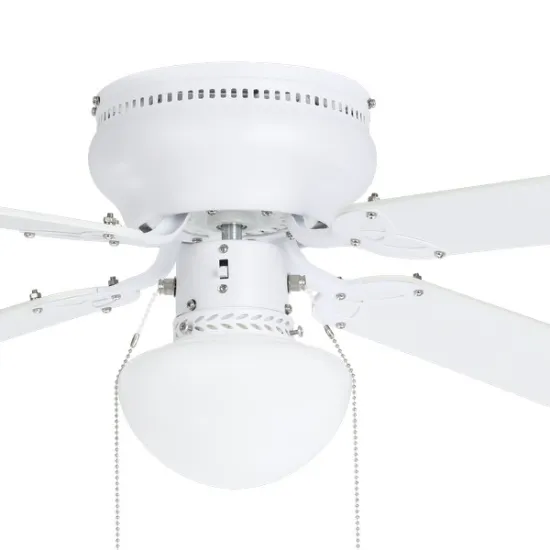 Eglo Cagliari matt fehér mennyezeti ventilátoros lámpa (EG-35181) E27 1 izzós IP20