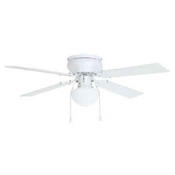 Eglo Cagliari matt fehér mennyezeti ventilátoros lámpa (EG-35181) E27 1 izzós IP20