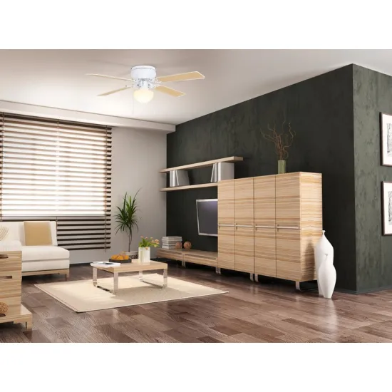 Eglo Cagliari matt fehér mennyezeti ventilátoros lámpa (EG-35181) E27 1 izzós IP20