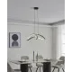 Eglo Calarossa-Z fekete LED függesztett lámpa (EG-901159) LED 1 izzós IP20